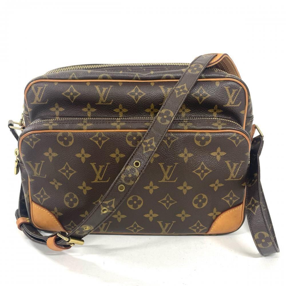 Louis Vuitton Nile Shoulder Bag, Monogram Canvas, M45244, Brown, AR0042